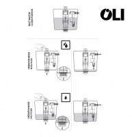 ALIMENTACION UNIVERSAL CISTERNA INODORO IVC 100 PLUS OLI
